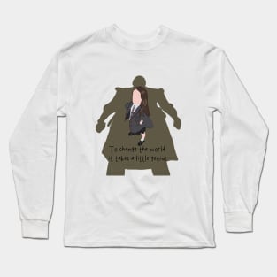 Matilda and Trunchbull from Matilda the Musical Long Sleeve T-Shirt